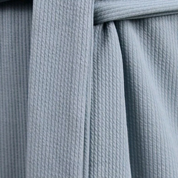 Soft Blue Long Sleeve Dress - Picture 5 of 8